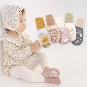 [꼼지] NF36 투톤베이비코(5족)양말세트 베이비 유아 미끄럼 방지 양말