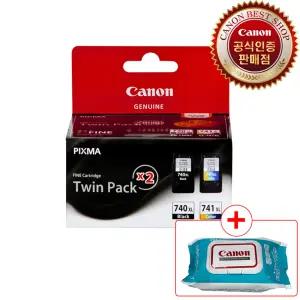 캐논 정품 잉크 PG-740XL+CL-741XL TWIN 검정+컬러 대용량세트 MX397 MG2170