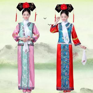 중국 의상 청나라 고대 사극 전통 공연 코스프레 공주