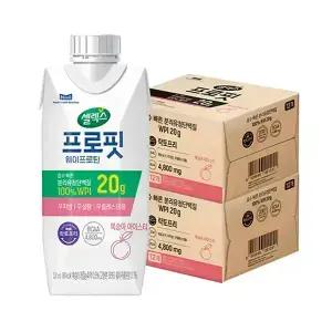 셀렉스 프로핏 웨이프로틴 복숭아, 330ml, 24개