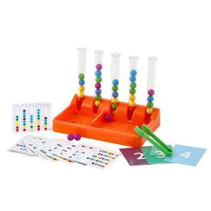 유아 손집게 시험관 수셈카드 비즈구슬 옮기기 유아보드게임