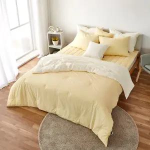 [헤지스홈]고밀도 레브 옐로우[9온스] 퀼트이불 퀸