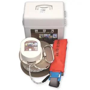 한국소방-소방용 완강기 150kg 4층 12m (1EA) /화재용/대피용/소방용/탈출용/아파트/빌라/오피스텔/상가