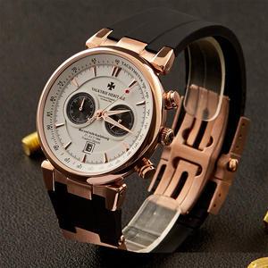 발키리 헤리티지 VALKYRIE HERITAGE V-7090GPG (골드메탈스트랩 + 실리콘밴드)