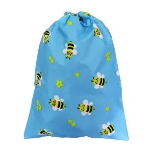 더해피 조리개 가방 꿀벌 스카이 파우치/신발/주머니/준비물/조리개백/신주머니/다용도백/실내화/초등학생