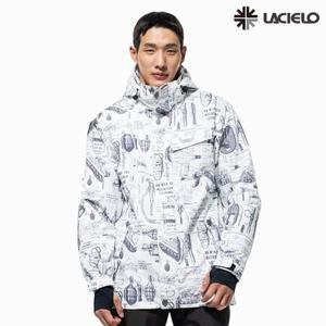 [라시엘로]  남여 공용 슬림핏 스키 스노우보드 점퍼 자켓 LAZ-J814-ARMS