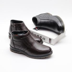 행텐 소가죽부츠 남성부츠 자크 워커 겨울 방한화 따뜻한 털 통가죽 발목슈즈 5009