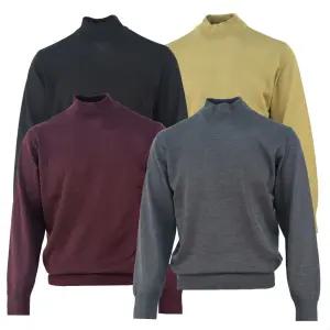 남성 반목티 남자 반폴라 겨울 니트 부드러운 스웨터