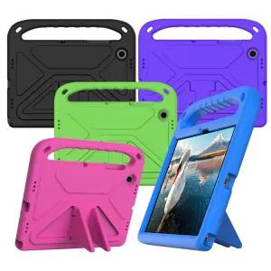 갤럭시탭 A8 케이스 SM-X200 SM-X205 10.5인치 슈퍼윙 에바폼 거치대 안전 범퍼 손잡이 아동 유아 키즈 어린이