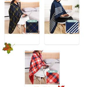 극세사 똑딱이 담요 5colors 사무실 교실 기모안감 단추고정 어깨담요