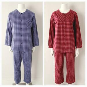 갤러리아 *[커플]비너스선염 면 기모 체크실내복세트(VEV/VEP3836M/W//SET)