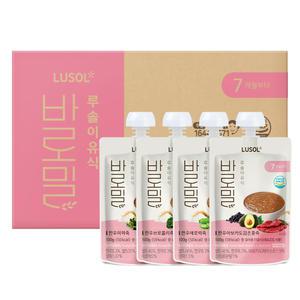 [루솔] 프리미엄 실온이유식 바로밀 2단계 10팩 (파우치형)