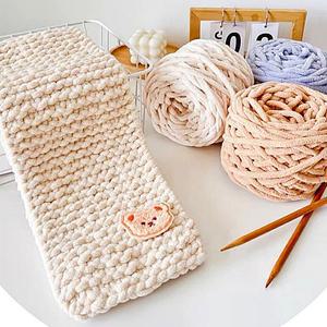 만들어 쓰는 수제 목도리 뜨개질 세트 대바늘 DIY 머플러 키드