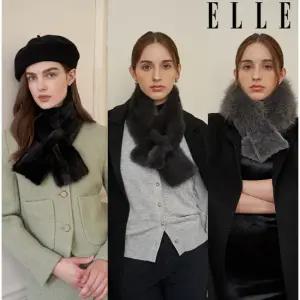 [엘르] 풀스킨 밍크 폭스 머플러 44000원 균일택1