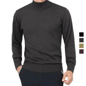 쟌피엘 남성 골프 고신축 울 폴라 긴팔티셔츠 Model No_J2-4E043