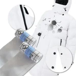 [ 괜찮아 안묻어 ] 패딩 오염방지 투명 롤 테이프 1m X 5개 | 옷깃 셔츠 모자 바지단 화장품 묻음 방지 | 신발 방수 | 에코백 오염