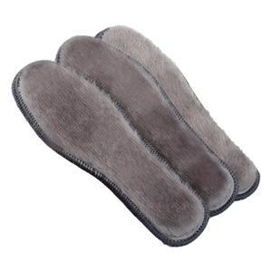 따뜻한 겨울용 털 깔창 보온 방한 신발깔창