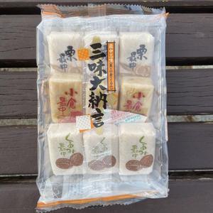 시와세도 산미다이나곤 미니 모나카 3가지맛 일본 모나카 화과자 선물세트