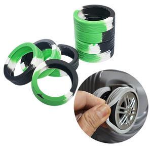 옳은유통 캐리어 휠 보호커버 8P 그린&블랙/ 여행용 캐리어 바퀴 슈즈 커버 악세사리