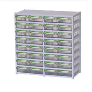 [JHQP6248_4B]32칸 투명서랍박스 생활소품 소품서랍함