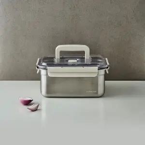 [본사직영] 락앤락 숨쉬는 스텐 김치통 직사각 3.8L (LST830B)
