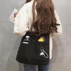 [삭스팡]베어 키링 캔버스 크로스백