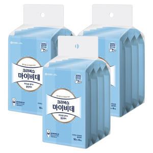 크리넥스 마이비데 클린케어 휴대용 10매 4개입 3개