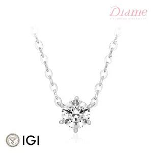 데이지 18K골드 1캐럿 랩그로운 다이아몬드 목걸이 DS0018N10LAB