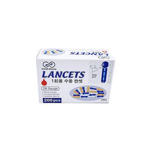 모아 세원 사혈침 란셋 일회용 채혈침 28G 200개입