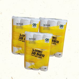 노브랜드 화장지 3겹 33m 30롤 X 3개