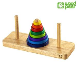 [학습교구] 하노이탑(8단 WOOD)