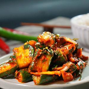 [더주][100% 국내산 오이 사용] 전라도 손맛 오이부추김치 1kg