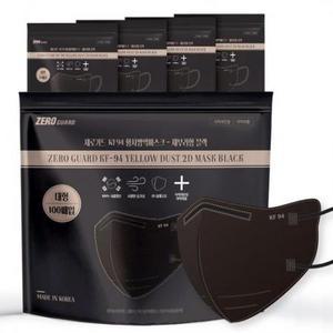 제로가드 KF94 새부리형 마스크 대형, 25개입, 블랙, 4개 one option