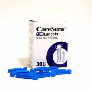 케어센스 일회용 채혈침 사혈침 란셋 니들 100개입X5개
