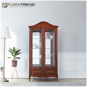[퍼니트랜드] 시엘860 양문 엔틱 장식장유리장