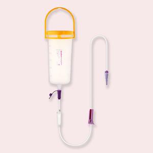 베스트케어 피딩통 600ml(피딩줄 포함) 경관식 노인 환자 영양식 영양공급 죽통 논PVC