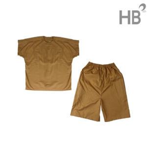 벨크로형 베이지 환자복 벨크로환자복 환자용 입원복 병원용 입원실