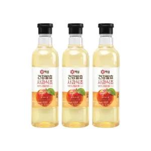 [CJ]백설 건강발효 사과식초 500ml x3개