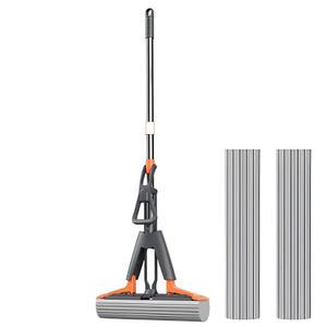 오코로 노터치 물흡수 펄프 청소기 밀대+펄프 3P 세트