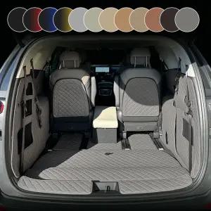 카니발 4세대 KA4 자동차 트렁크매트 퀼팅 가죽 사이드 풀커버