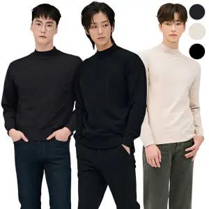 [체이스컬트] 맨즈 ESSENTIAL 반넥 SWETER/3Color