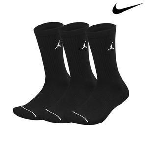 [나이키] 양말 에브리 조던 크루 3켤레 세트 블랙 DX9632-010