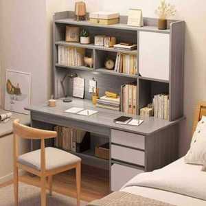 공부 책상 소형 컴퓨터 1인용 1200 책꽂이 가정용 (서랍형) 모란디 100cm