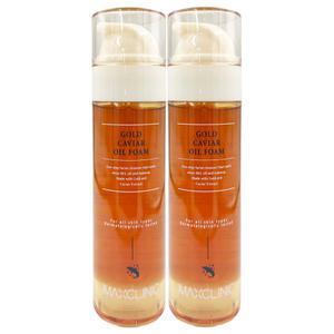 맥스클리닉 골드 캐비어 오일 폼110g x2개