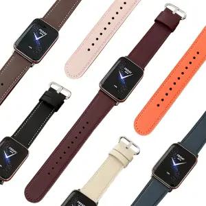 샤오미 미밴드9 8 프로 호환 빈티지 심플 가죽 버클 스트랩 밴드 시계줄