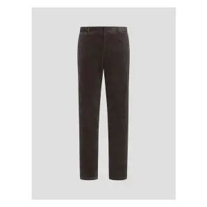 [로가디스] 면 트윌 백브러시 레귤러핏 팬츠 - 브라운 (RY4921P51D)