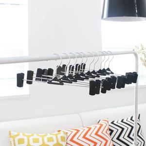 검정 집게 바지걸이 20개