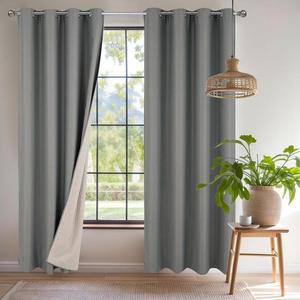 암막 누빔 바람막이 겨울용 커튼 겨울 방한 3중