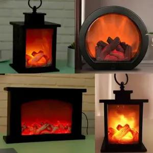 LED 벽난로 무드등 모닥불 불멍 조명 감성 인테리어 램프