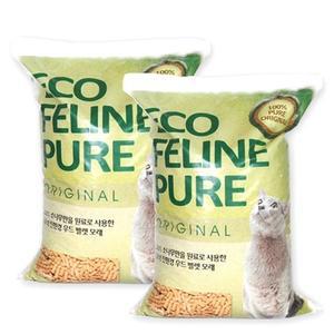 에코 펠라인 퓨어 오리지널 우드펠렛 9.08kg 고양이모래
